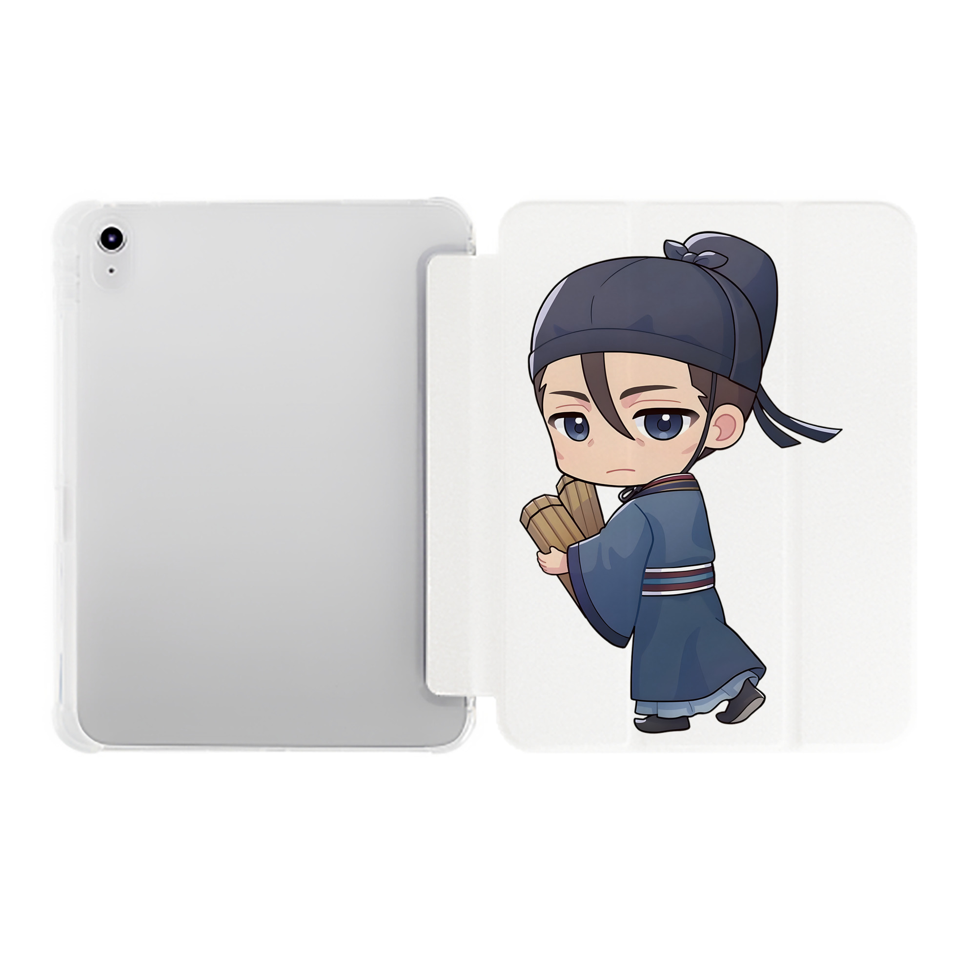 （画像用） 薬屋のひとりごと The Apothecary Diaries IPad ケース ペン収納付き 三つ折りスタンド PUレザー×シリコン 対応機種9.5/10.5/10.9インチ